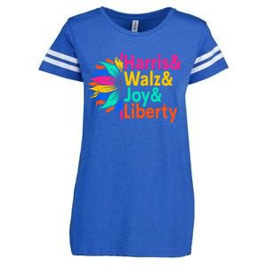 Harris Walz Joy Liberty Sunflower Enza Ladies Jersey Football T-Shirt