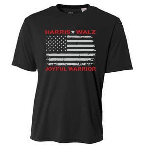 Harris Waltz Joyful Warrior Kamala Harris Tim Walz President Cooling Performance Crew T-Shirt