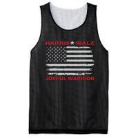 Harris Waltz Joyful Warrior Kamala Harris Tim Walz President Mesh Reversible Basketball Jersey Tank