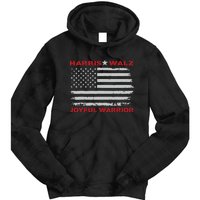 Harris Waltz Joyful Warrior Kamala Harris Tim Walz President Tie Dye Hoodie