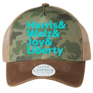 Harris Walz Joy Liberty Harris Walz Waltz 2024 Retro Legacy Tie Dye Trucker Hat