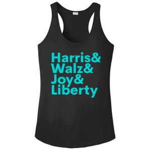 Harris Walz Joy Liberty Harris Walz Waltz 2024 Retro Ladies PosiCharge Competitor Racerback Tank