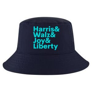 Harris Walz Joy Liberty Harris Walz Waltz 2024 Retro Cool Comfort Performance Bucket Hat