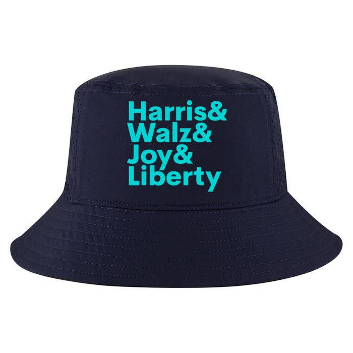 Harris Walz Joy Liberty Harris Walz Waltz 2024 Retro Cool Comfort Performance Bucket Hat