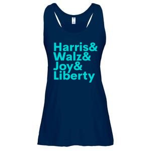 Harris Walz Joy Liberty Harris Walz Waltz 2024 Retro Ladies Essential Flowy Tank