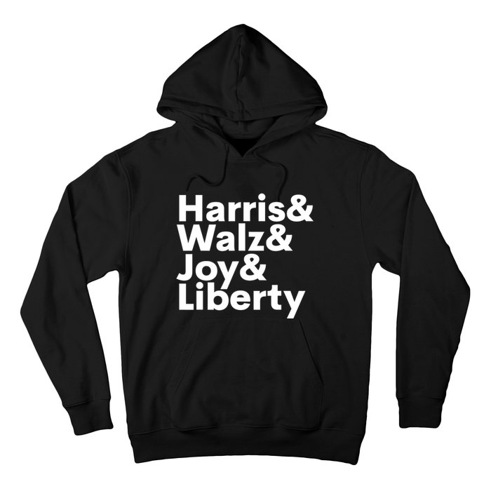 Harris Walz Joy Liberty Harris Walz Waltz 2024 Hoodie