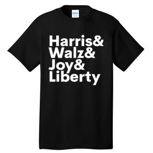 Harris Walz Joy Liberty Harris Walz Waltz 2024 Tall T-Shirt