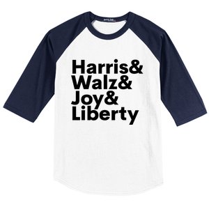 Harris Walz Joy Liberty Harris Walz Waltz 2024 Baseball Sleeve Shirt