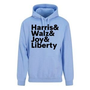 Harris Walz Joy Liberty Harris Walz Waltz 2024 Unisex Surf Hoodie