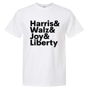 Harris Walz Joy Liberty Harris Walz Waltz 2024 Garment-Dyed Heavyweight T-Shirt