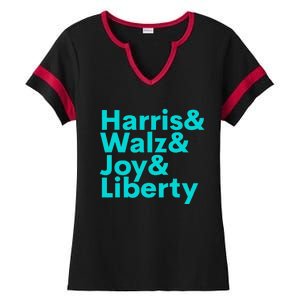 Harris Walz Joy Liberty Ladies Halftime Notch Neck Tee