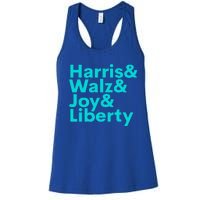 Harris Walz Joy Liberty Women's Racerback Tank