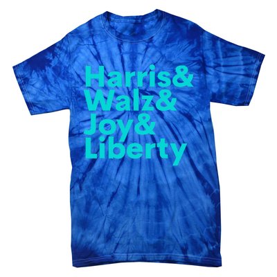 Harris Walz Joy Liberty Tie-Dye T-Shirt