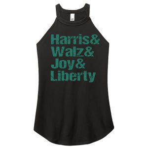 Harris Walz Joy Liberty Women's Perfect Tri Rocker Tank