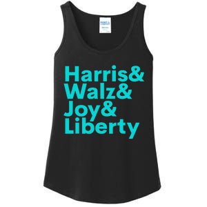 Harris Walz Joy Liberty Harris Walz Waltz 2024 Retro Gift Ladies Essential Tank