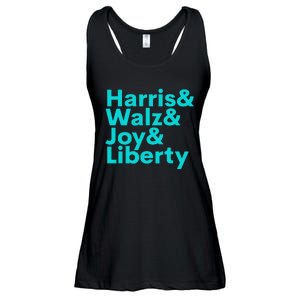 Harris Walz Joy Liberty Harris Walz Waltz 2024 Retro Gift Ladies Essential Flowy Tank