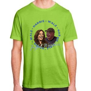 Harris Walz Joyful Warriors Walz Kamala Harris 2024 Adult ChromaSoft Performance T-Shirt