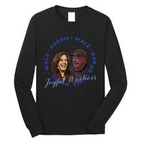 Harris Walz Joyful Warriors Walz Kamala Harris 2024 Long Sleeve Shirt