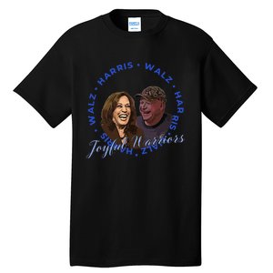 Harris Walz Joyful Warriors Walz Kamala Harris 2024 Tall T-Shirt