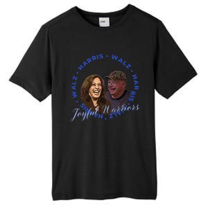 Harris Walz Joyful Warriors Walz Kamala Harris 2024 Tall Fusion ChromaSoft Performance T-Shirt