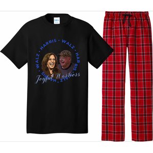 Harris Walz Joyful Warriors Walz Kamala Harris 2024 Pajama Set