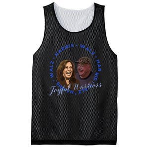 Harris Walz Joyful Warriors Walz Kamala Harris 2024 Mesh Reversible Basketball Jersey Tank