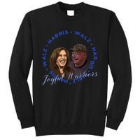 Harris Walz Joyful Warriors Walz Kamala Harris 2024 Tall Sweatshirt