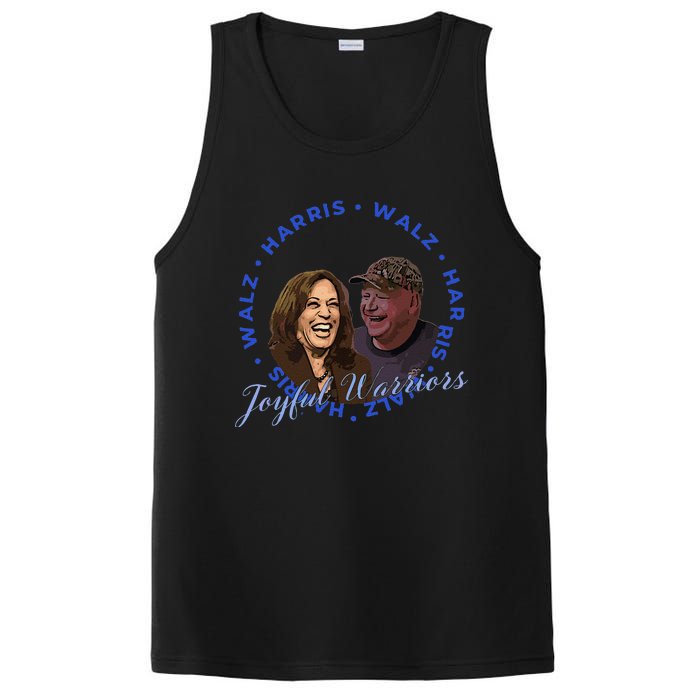 Harris Walz Joyful Warriors Walz Kamala Harris 2024 PosiCharge Competitor Tank