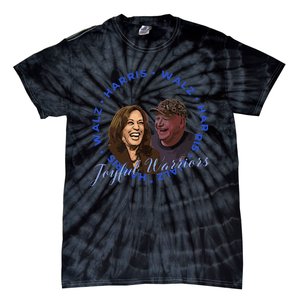 Harris Walz Joyful Warriors Walz Kamala Harris 2024 Tie-Dye T-Shirt