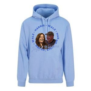 Harris Walz Joyful Warriors Walz Kamala Harris 2024 Unisex Surf Hoodie