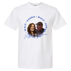 Harris Walz Joyful Warriors Walz Kamala Harris 2024 Garment-Dyed Heavyweight T-Shirt