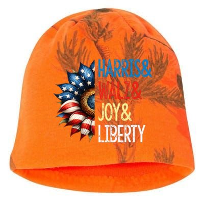 Harris Walz Joy Liberty Harris Waltz 2024 Kati - Camo Knit Beanie