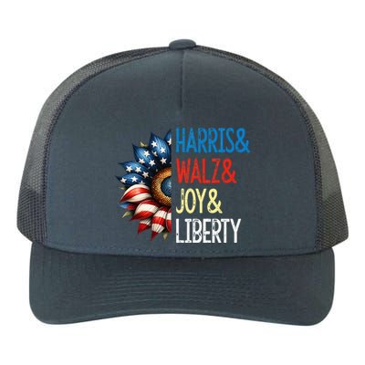 Harris Walz Joy Liberty Harris Waltz 2024 Yupoong Adult 5-Panel Trucker Hat