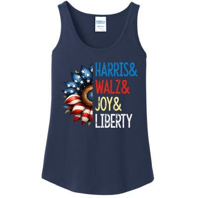 Harris Walz Joy Liberty Harris Waltz 2024 Ladies Essential Tank