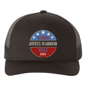 Harris Waltz Joyful Warrior Kamala Harris Tim Walz President Yupoong Adult 5-Panel Trucker Hat