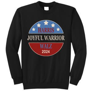 Harris Waltz Joyful Warrior Kamala Harris Tim Walz President Sweatshirt