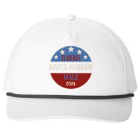 Harris Waltz Joyful Warrior Kamala Harris Tim Walz President Snapback Five-Panel Rope Hat