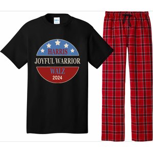 Harris Waltz Joyful Warrior Kamala Harris Tim Walz President Pajama Set