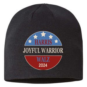 Harris Waltz Joyful Warrior Kamala Harris Tim Walz President Sustainable Beanie