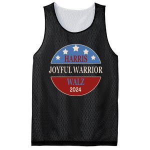 Harris Waltz Joyful Warrior Kamala Harris Tim Walz President Mesh Reversible Basketball Jersey Tank