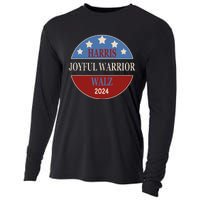 Harris Waltz Joyful Warrior Kamala Harris Tim Walz President Cooling Performance Long Sleeve Crew