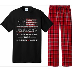 Harris Waltz Joyful Warrior Kamala Harris Tim Walz President Pajama Set