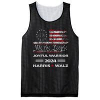 Harris Waltz Joyful Warrior Kamala Harris Tim Walz President Mesh Reversible Basketball Jersey Tank