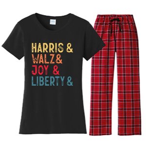 Harris Walz Joy Liberty Women's Flannel Pajama Set