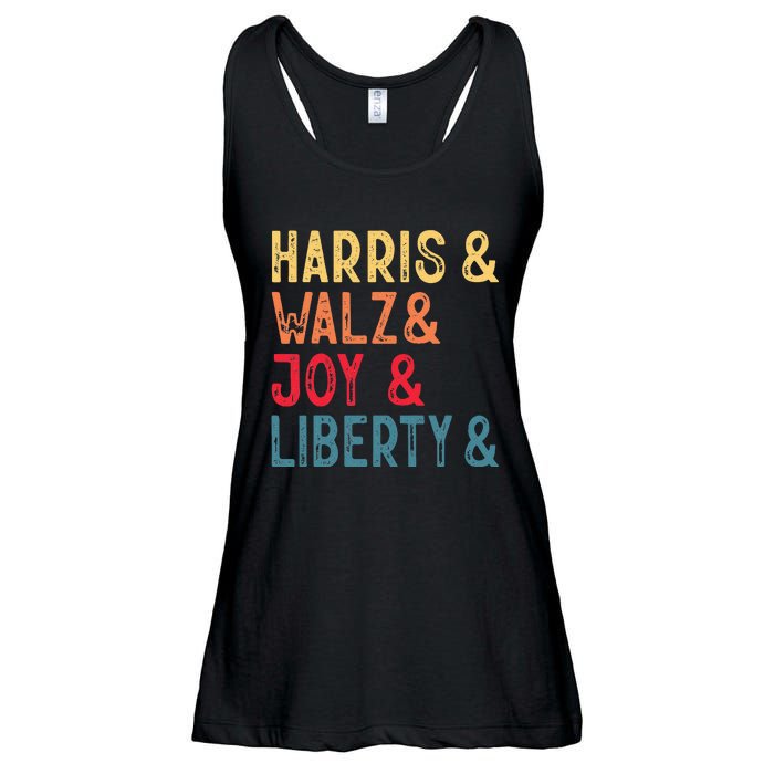 Harris Walz Joy Liberty Ladies Essential Flowy Tank