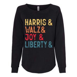 Harris Walz Joy Liberty Womens California Wash Sweatshirt