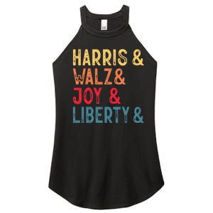 Harris Walz Joy Liberty Women's Perfect Tri Rocker Tank