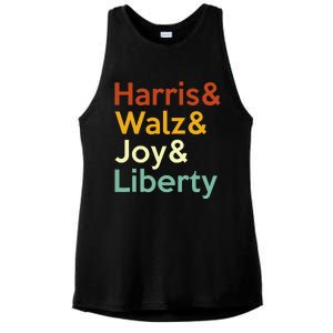 Harris Walz Joy Liberty Harris Waltz 2024 Ladies PosiCharge Tri-Blend Wicking Tank