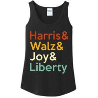 Harris Walz Joy Liberty Harris Waltz 2024 Ladies Essential Tank