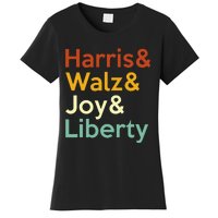 Harris Walz Joy Liberty Harris Waltz 2024 Women's T-Shirt